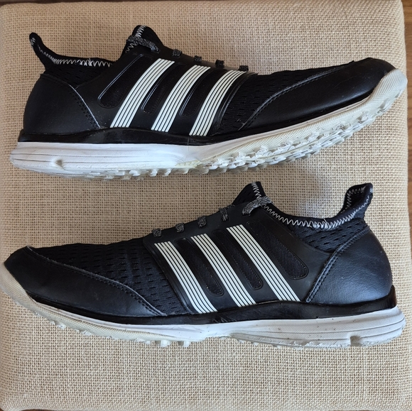 Adidas Climacool Black Athletic Sneakers Spikeless Golf Shoes Mens 11 - Picture 8 of 11